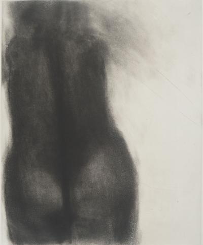 Claude GARACHE : Nu de dos, Gravure original, Signée 2