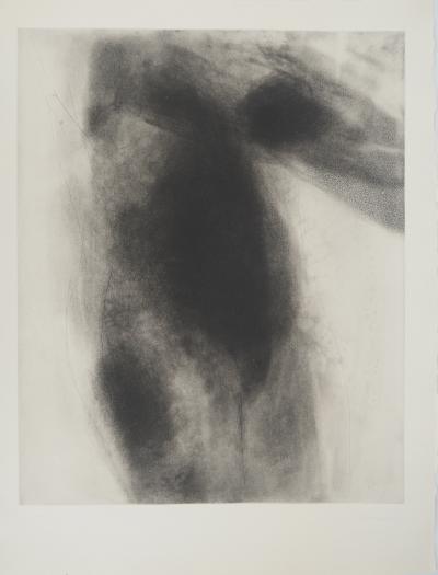 Claude GARACHE : Nu au trois quart, Gravure original, Signée 2