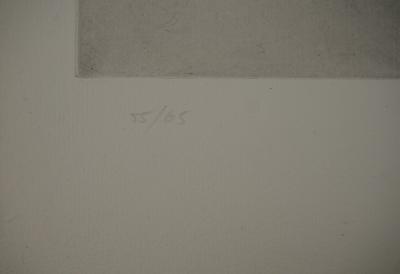 Claude GARACHE : Nu au trois quart, Gravure original, Signée 2