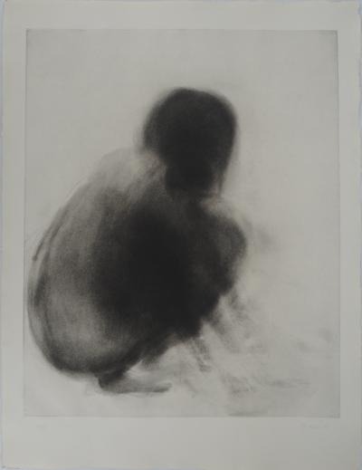 Claude GARACHE : Figure dynamique, Gravure original, Signée 2