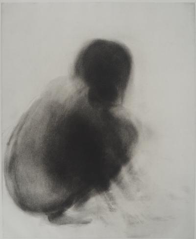 Claude GARACHE : Figure dynamique, Gravure original, Signée 2