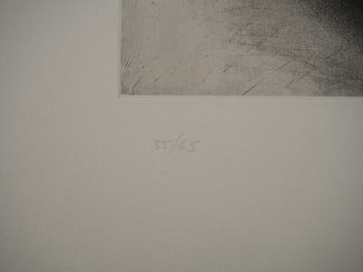 Claude GARACHE : Corps abstrait, Gravure original, Signée 2