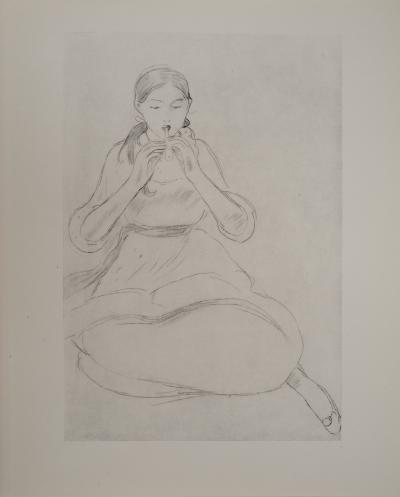 Berthe MORISOT : Jeune fille au sifflet, Héliogravure 2