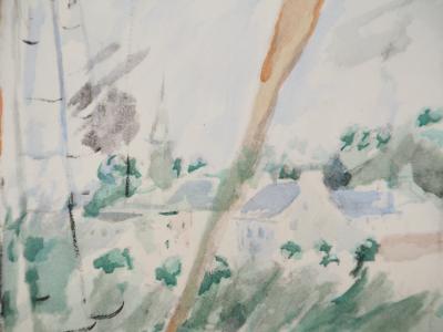 Berthe MORISOT : Arrivée à Jersey en bateau, Lithographie 2
