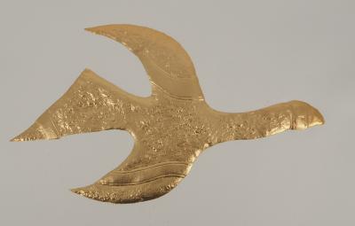 Georges BRAQUE : Oiseau dans le ciel, Gravure réhaussée à l’or 2