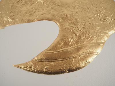Georges BRAQUE : Oiseau dans le ciel, Gravure réhaussée à l’or 2