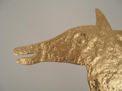 Georges BRAQUE : Le cheval, Gravure réhaussée à l’or 2