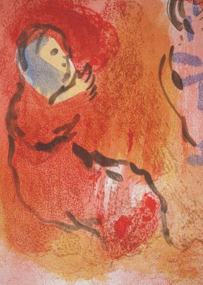 Marc CHAGALL : La Bible, La glanneuse, Lithographie originale 2