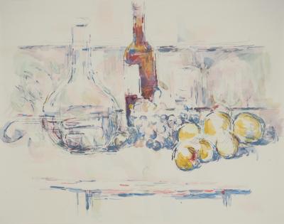 Paul Cézanne: Still Life with Apples, Lithograph and stencil 2