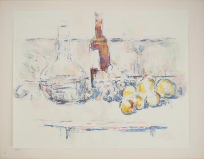 Paul Cézanne: Still Life with Apples, Lithograph and stencil 2