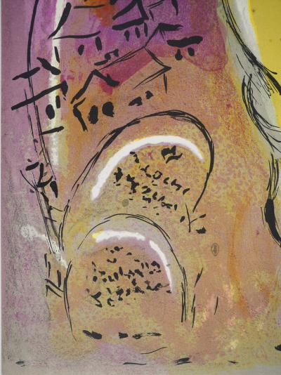 Marc CHAGALL : La Bible, La prière de Salomon, Lithographie originale 2