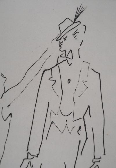 Jean COCTEAU : Le bal du comte d’Orgel, Essayages, Gravure originale 2