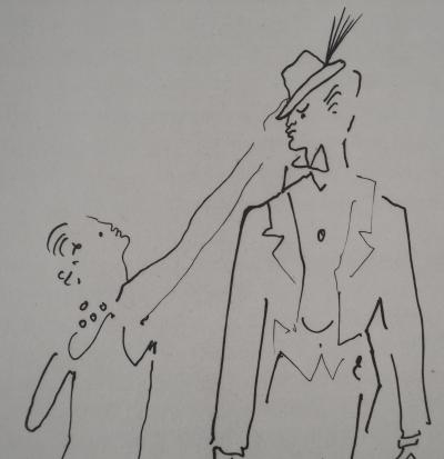 Jean COCTEAU : Le bal du comte d’Orgel, Essayages, Gravure originale 2