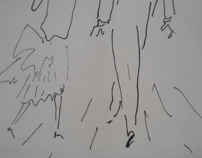 Jean COCTEAU : Le bal du comte d’Orgel, Essayages, Gravure originale 2