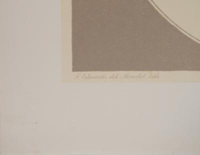 John EDWARDS : Fleurs et Bouquets, Les roses anciennes, Lithographie signée 2