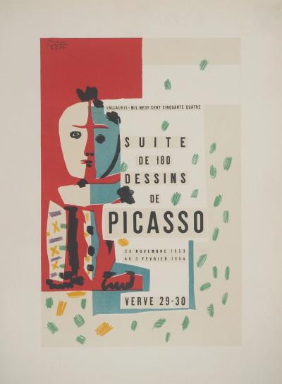 Pablo PICASSO : Clown pour Verve, Lithographie 2