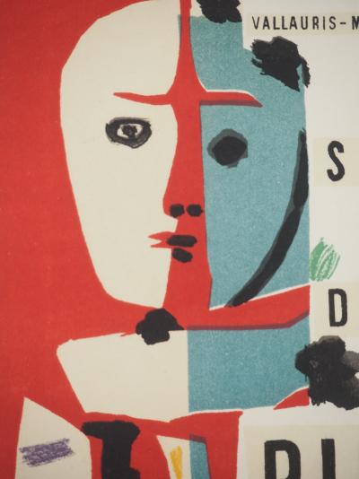 Pablo PICASSO : Clown pour Verve, Lithographie 2