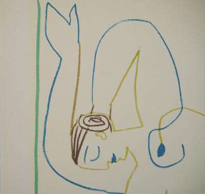 Pablo PICASSO : La révérence, Lithographie 2