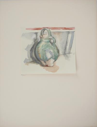 Paul CEZANNE : La cruche verte, Lithographie et pochoir 2