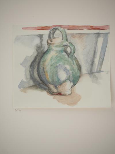 Paul CEZANNE : La cruche verte, Lithographie et pochoir 2