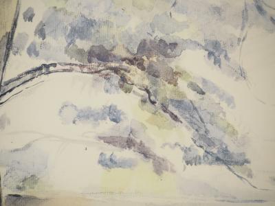 Paul CEZANNE: Garden, Lithograph and stencil 2