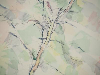 Paul CEZANNE : Sous-bois, Lithographie et pochoir 2
