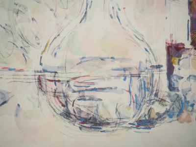 Paul CEZANNE : Nature morte aux pommes, Lithographie et pochoir 2