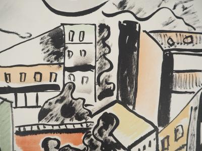 Fernand LEGER: The City, The Roofs, 1959, Original Signed Lithograph 2