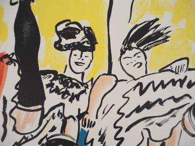 Fernand LEGER : La Ville, French cancan au Moulin Rouge, Lithographie originale signée 2