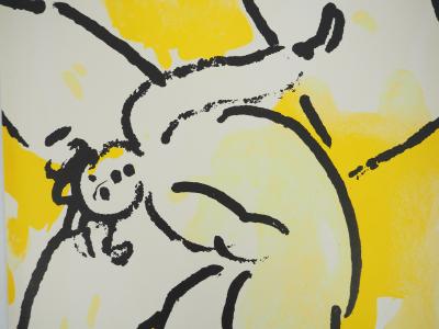 Marc CHAGALL : La Bible, L'ange, Lithographie originale 2