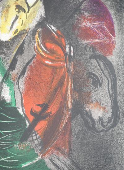 Marc CHAGALL : La Bible, Le prophète Jérémie, Lithographie originale 2
