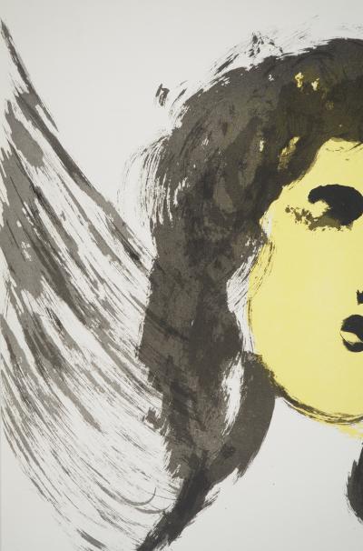 Marc CHAGALL : La Bible, L'ange, Lithographie originale 2
