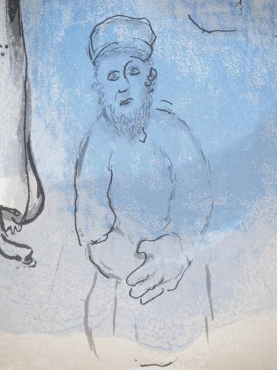 Marc CHAGALL : La Bible, Esther et son cousin, Lithographie originale 2