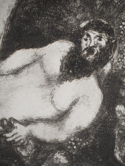 Marc CHAGALL : Le manteau de Noé, Gravure originale 2