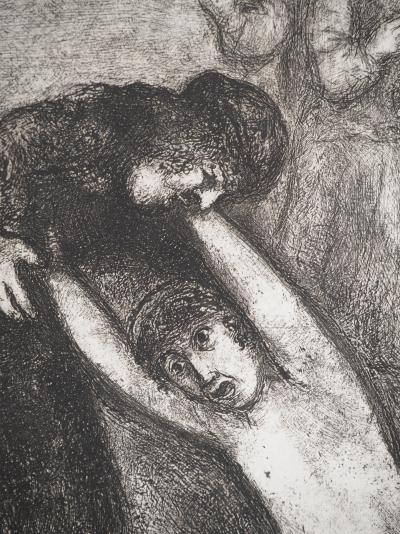 Marc CHAGALL : Joseph et ses frères, Gravure originale signée 2