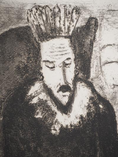 Marc CHAGALL : Le songe de Pharaon, Gravure originale signée 2