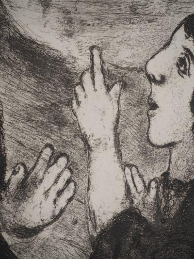 Marc CHAGALL : Le songe de Pharaon, Gravure originale signée 2