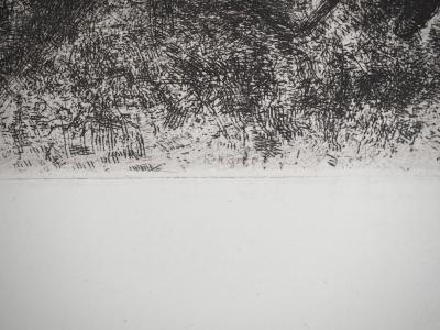 Marc CHAGALL : Moïse sauvé des eaux, Gravure originale signée 2