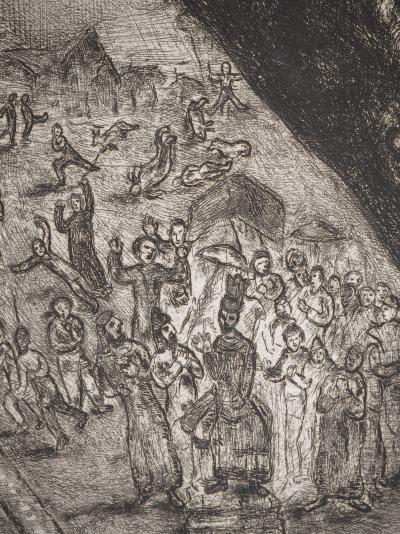 Marc CHAGALL : Moïse et le serpent, Gravure originale 2