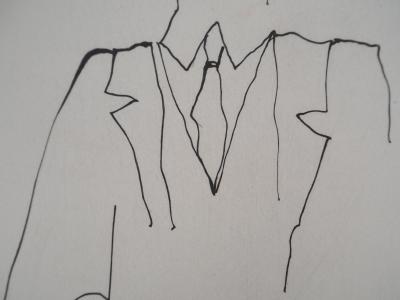 Jean COCTEAU : Le bal du comte d'Orgel, L'amant, gravure originale 2