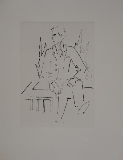 Jean COCTEAU : Le bal du comte d'Orgel, La discorde, gravure originale 2
