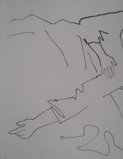 Jean COCTEAU : Le bal du comte d'Orgel, Solitude et rêveries, gravure originale 2