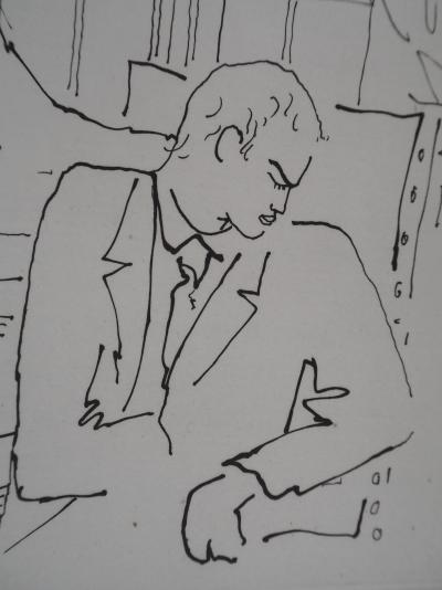 Jean COCTEAU : Le bal du comte d'Orgel, Un réconfort bienvenu, gravure originale 2