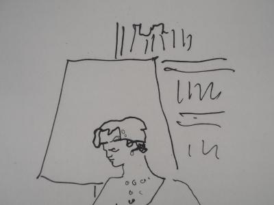 Jean COCTEAU : Le bal du comte d'Orgel, La lettre, gravure originale 2