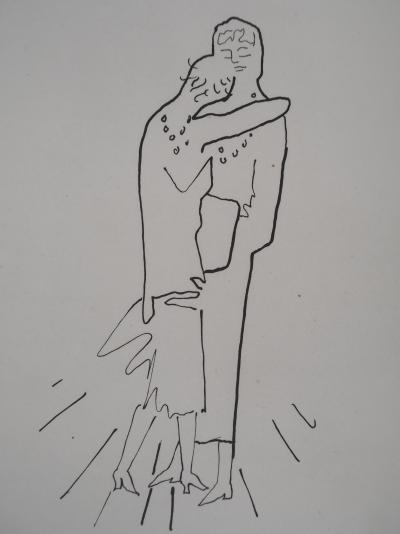 Jean COCTEAU : Le bal du comte d’Orgel, Douceur maternelle, gravure originale 2
