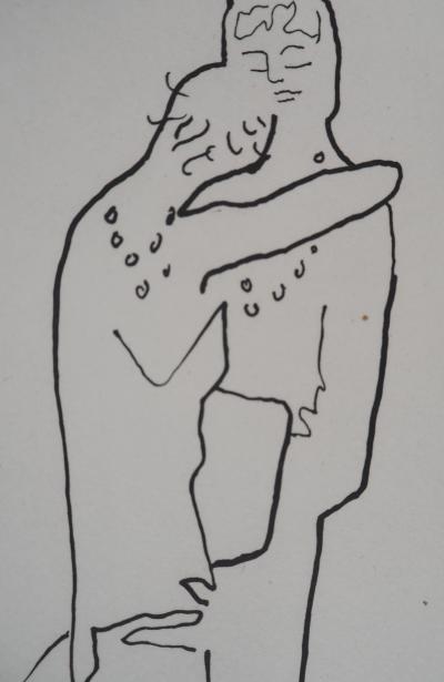 Jean COCTEAU : Le bal du comte d’Orgel, Douceur maternelle, gravure originale 2