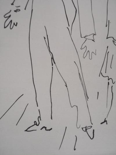 Jean COCTEAU : Le bal du comte d'Orgel, La modiste, gravure originale 2