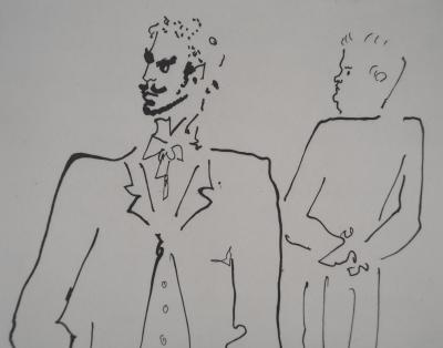 Jean COCTEAU : Le bal du comte d'Orgel, L'indifférence, Gravure originale 2