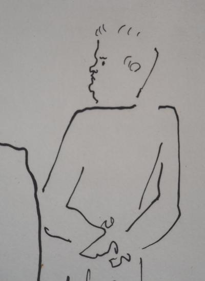 Jean COCTEAU : Le bal du comte d'Orgel, L'indifférence, Gravure originale 2