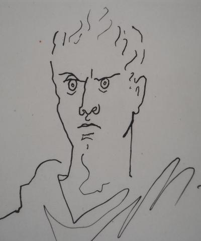 Jean COCTEAU : Le bal du comte d'Orgel, L'homme en colère, gravure originale 2